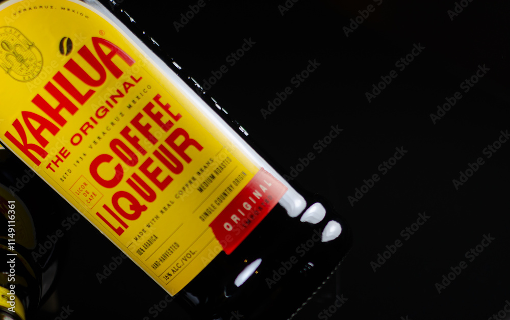 LONDON, UK - 27 MARCH 2024 Kahlua Original, the original Mexican coffee ...