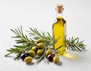 Sticker - olive oil and olives