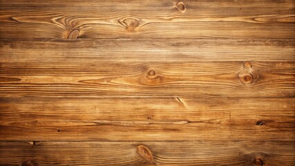 Wall Mural - High-resolution image of rich, warm-toned wood grain texture with visible knots and lines