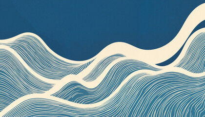 abstract blue and white wave patterns with modern design