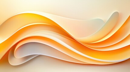 Poster - Abstract warm backgrounds with soft orange and yellow shades, ideal for digital art and design, offering a textured, modern, and inviting backdrop.