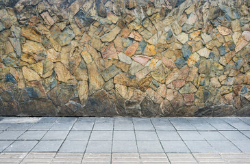 stone texture walkway for background photo