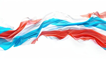 Poster - The flag of the Netherlands, waving in the wind.