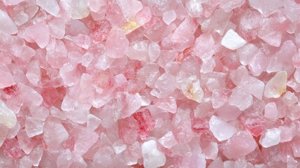 Wall Mural - cool pink background with delicate ice pieces for refreshing visuals