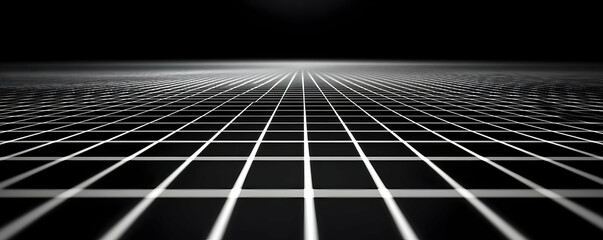 Abstract 3D Grid Background Illustration