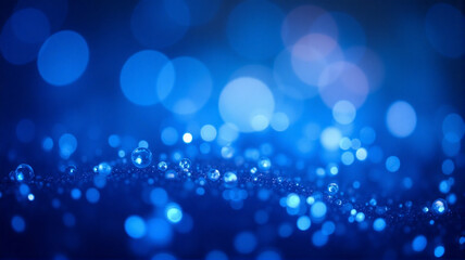 blue bokeh background