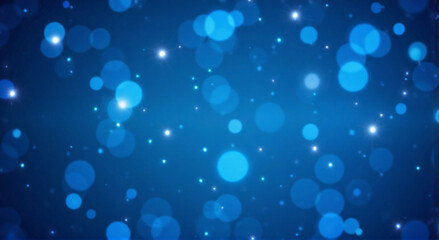 blue bokeh background