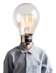 Poster - PNG  Light bulb lightbulb adult electricity.