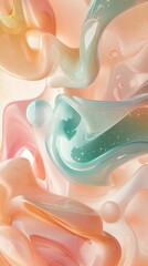 Wall Mural - A colorful abstract painting with a lot of different colors and shapes. The painting has a lot of energy and movement, and it seems to be a representation of the artist's emotions and feelings