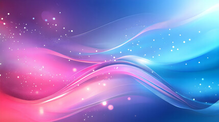Wall Mural - a vibrant abstract background with swirling neon colors of blue, pink, and purple, creating a dynami