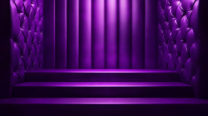 Poster - a rich, royal purple background with soft lighting and gradients, creating a luxurious and regal atm