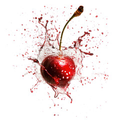 PNG Exploding cherry food fruit photography.
