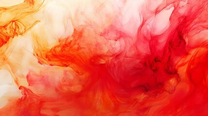 Poster - Dynamic abstract art in vibrant red and orange hues modern digital artwork colorful background