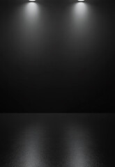 Poster - Abstract luxury blur dark gray and black gradient, empty space room for showing display your products. background, gradient room studio Abstract black gradient background modern luxury studio dark

