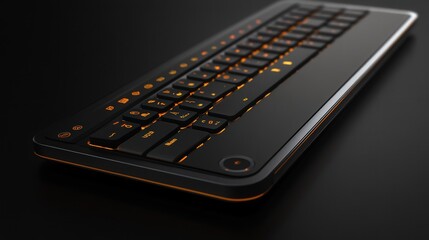 Poster - lightweight keyboard with an aluminum finish, providing a premium look and feel.