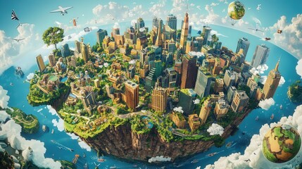 Poster - sufficient economy supports cooperative business models that prioritize social responsibility