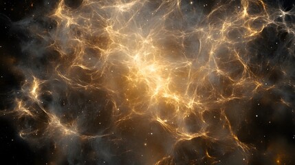 Poster - Cosmic explosion of energy outer space digital artwork nebula environment wide angle view astronomy concept
