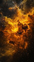 Wall Mural - space nebula. 3d illustration, for use with projects on science, research, and education. space back