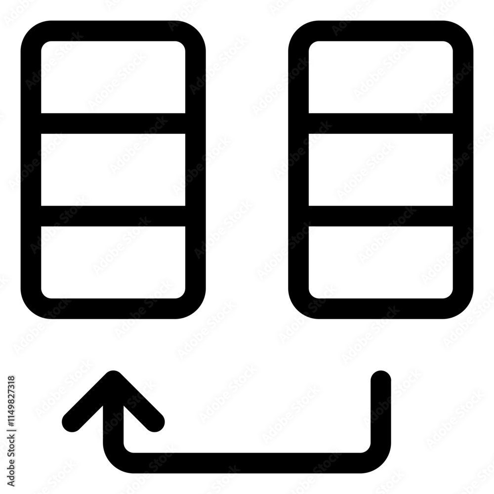Minimalist icons for UIUX, featuring navigation, controls, and ...