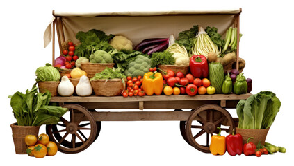 Wall Mural - PNG Farmers market vegetable plant food.