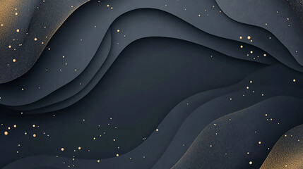 Wall Mural - abstract technology futuristic glowing curved line on dark blue background, abstract flow gradient b
