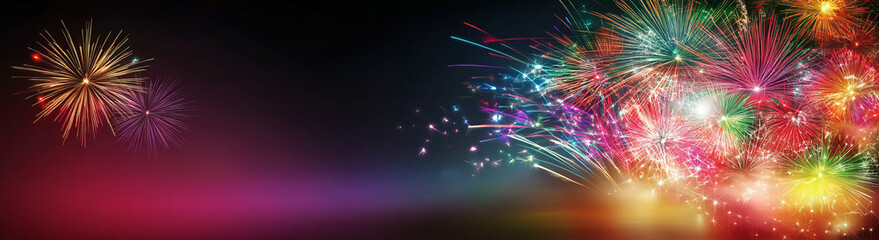 Poster -  festive atmosphere for New Year's celebrations or other special events background