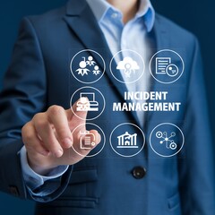 Aufkleber - Incident Management and Risk Mitigation Process: A Conceptual Overview with Icons