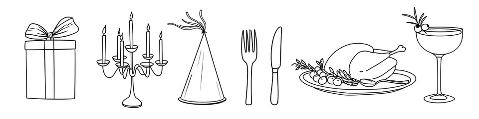 PNG , element set on transparent background