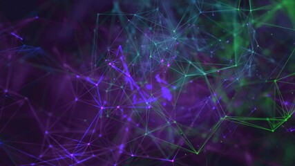 Wall Mural - colorful plexus pattern abstract background