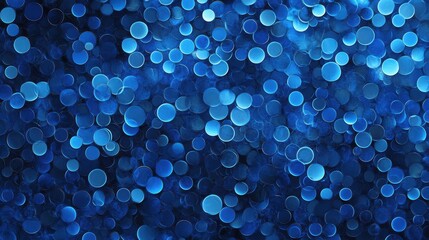 Poster - digital blue dots background