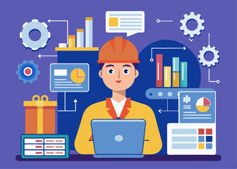 Wall Mural - Provides accurate information and guidance, assisting customers with product knowledge