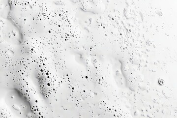 Poster - Smooth frozen water surface displaying small air bubbles in intricate patterns during winter's chill
