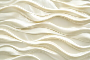 Poster - Glossy acrylic texture with smooth waves showcasing elegant design and light reflections