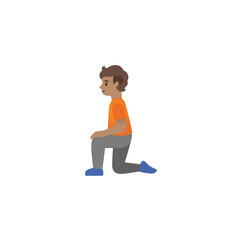 Poster - Person Kneeling Emoji
