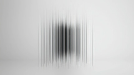 Poster - Minimalist Design with Thin Parallel Lines Creating a Unique Visual Effect