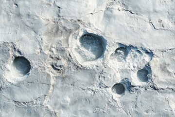 Poster - Smooth ice surface texture with small air bubbles and trapped elements in natural formation