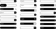 © Anomal - Web search bars set. Search bar, search boxes collection. Vector set computer illustration searched navigator. Set of elements for design interface of website. Vector illustration