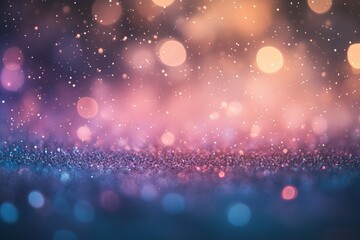 Wall Mural - A stunning backdrop of gold and blue glitter with a vibrant display of fireworks, embodying the joy of Christmas Eve and the 4th of July festivities.