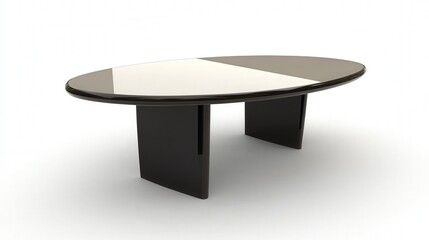 Poster - compact conference table designed for smaller offices, offering just enough seating for a team to gather around.