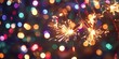 © StockUp - A close-up of bright, sparkling lights bringing warmth and joy to the festive celebration atmosphere.