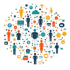 Poster - Global Network Connecting People Through Technology and Communication
