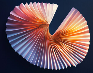 Sticker - Pleated Paper Spiral