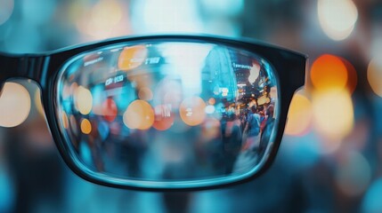 Poster - User perspective in augmented reality blurring urban life with digital art experiences
