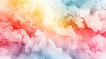 Poster - Colorful smoke swirls, abstract background. (1)