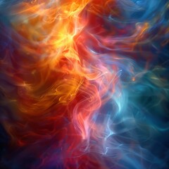 Poster - Dynamic Swirling Colors in Motion