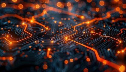 Poster - Close-Up of Superconducting Device Circuitry