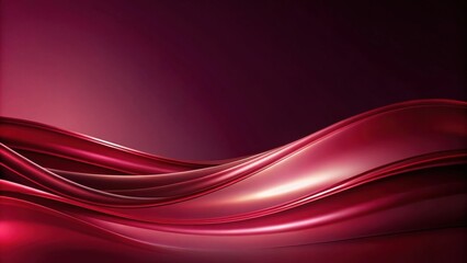 Fototapete - Abstract Crimson Wave Background Design for Elegant Presentations