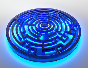 Poster - Circular Maze