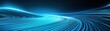 © ManitaSr - Abstract blue lines creating a futuristic digital wave pattern.