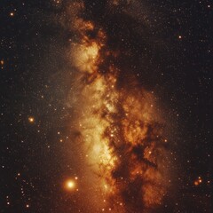 Poster - Nebula Illuminated by Distant Stars Showcasing Vibrant Colors and Intricate Patterns in Deep Space